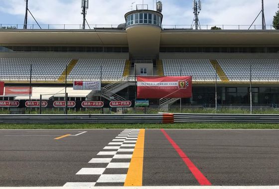 La linea di partenza dell’Autodromo di Monza