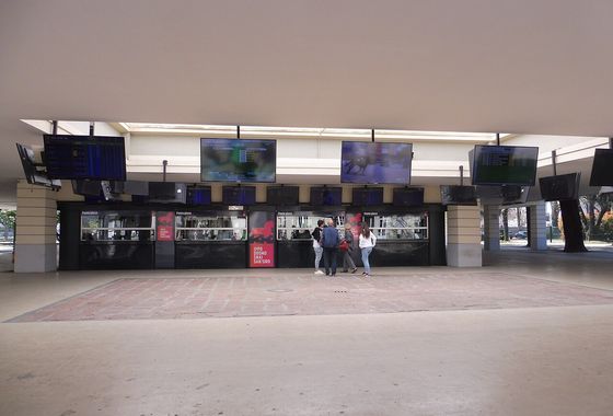 La sala scommesse dell’Ippodromo di San Siro